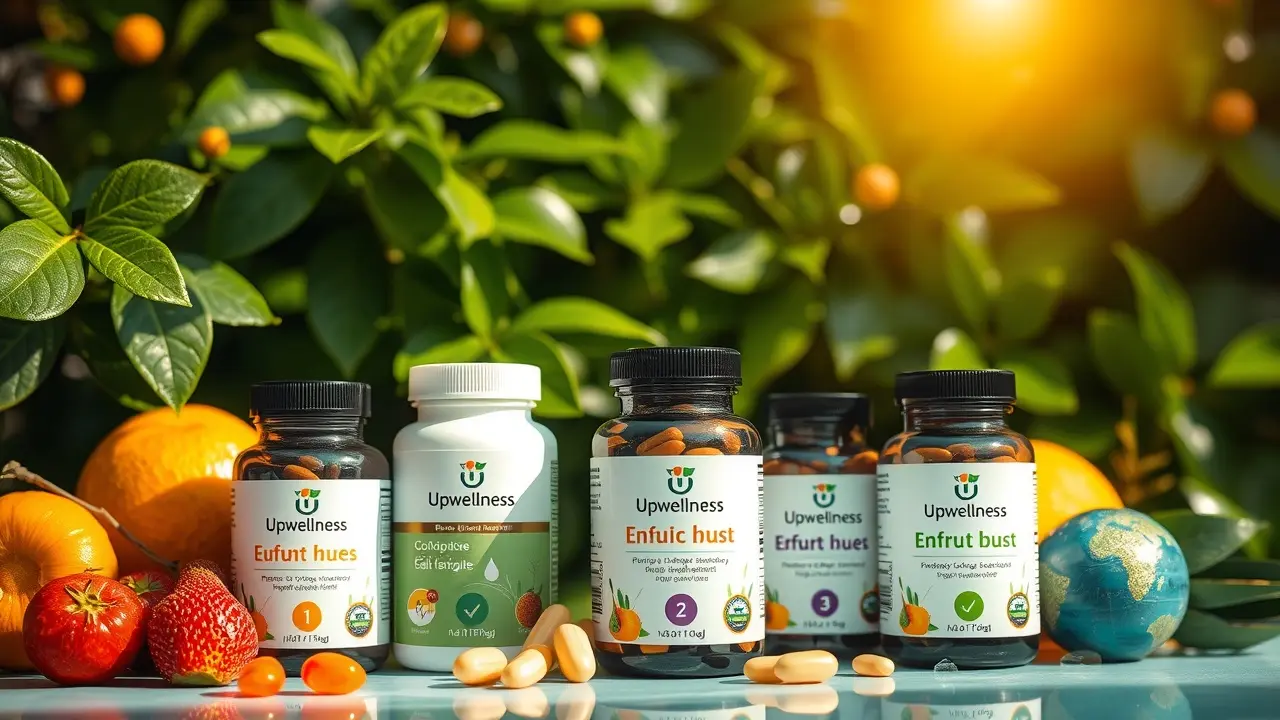 Upwellness Review: Is This the Key to Nutrient-Rich Living? Upwellness supplement bottles arranged for health and wellness.