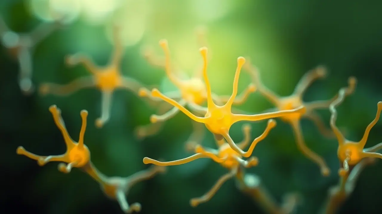 VitaNerve6 Review: Does This Nerve Pain Supplement Really Work? Healthy nerve endings with a soothing green background