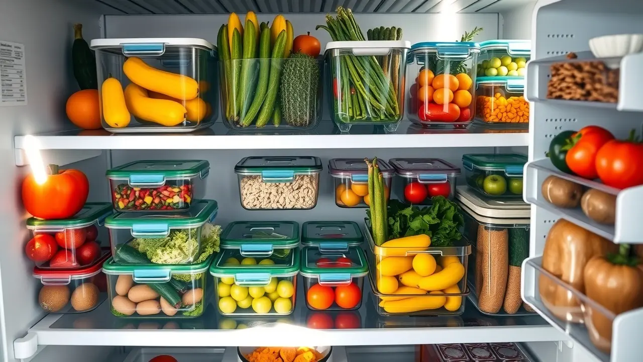 Wasteless Meal Planner Review: Can It Really Save You Money? Organized Refrigerator with Fresh Food