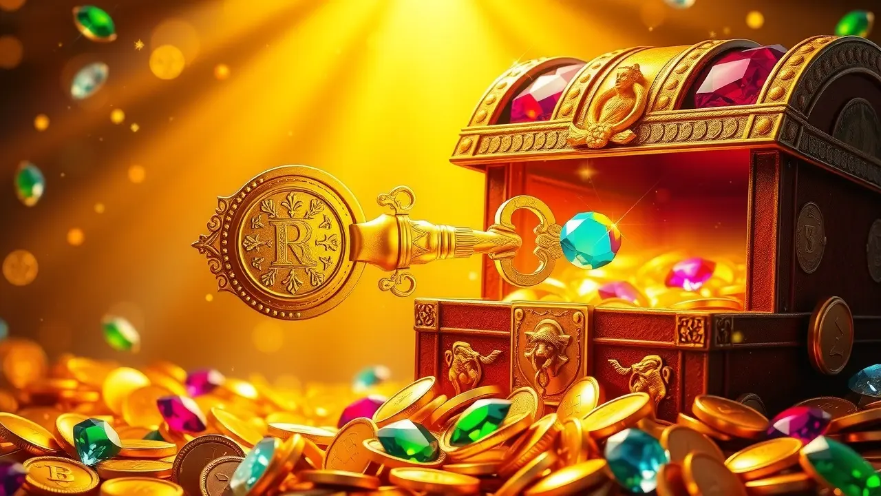 Wealth Switch Review: Unlocking Abundance or Just Hype? Golden key unlocking treasure chest of wealth