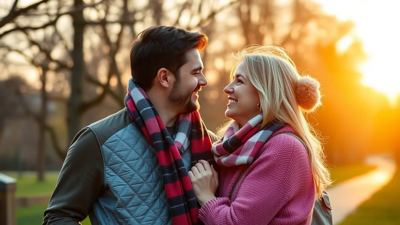 Unlock His Heart: A Review of ‘What Men Secretly Want’ Happy couple in a park