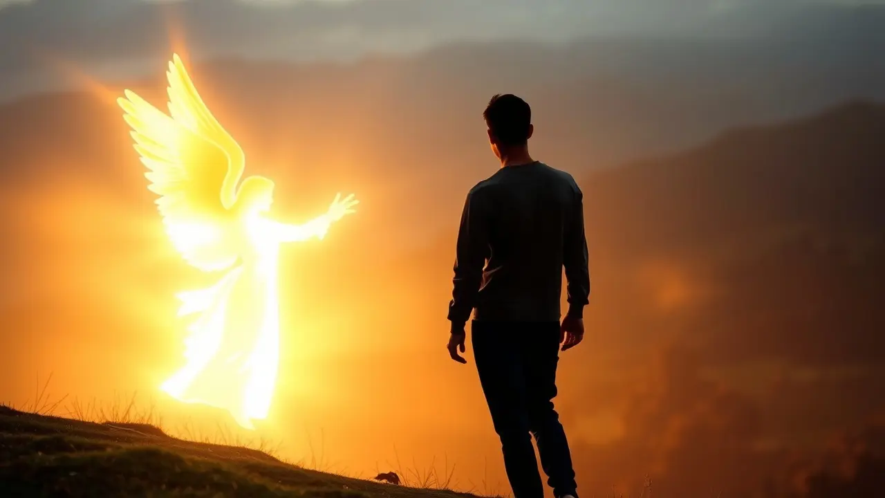 Who Is Your Guardian Angel for 2025? Discover Your Celestial Protector Image of a guardian angel reaching towards a person