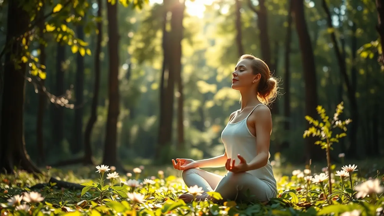 Yeast Infection No More: An Honest Review of Linda Allen’s System Woman meditating in nature